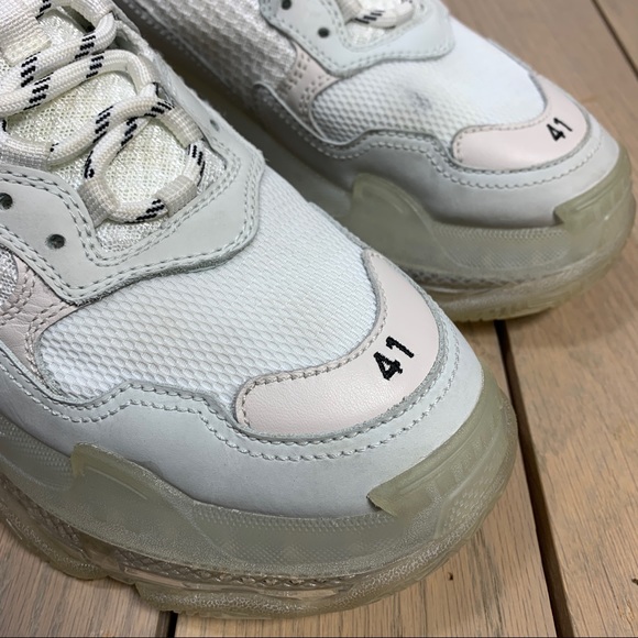 Balenciaga Triple S Clear Sole White EU 41 = US 8 main image 12
